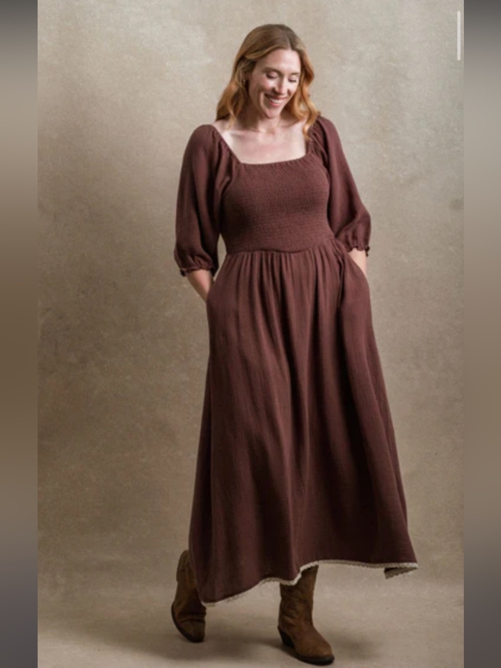 NWT- Neuflora Loveland dress in Plum
Size: Small